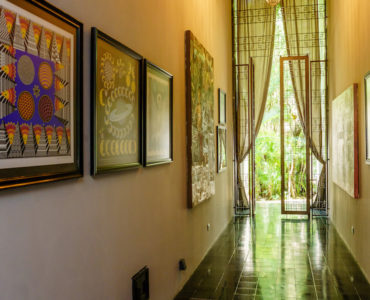 luxury real estate in aldea zama tulum art house entry