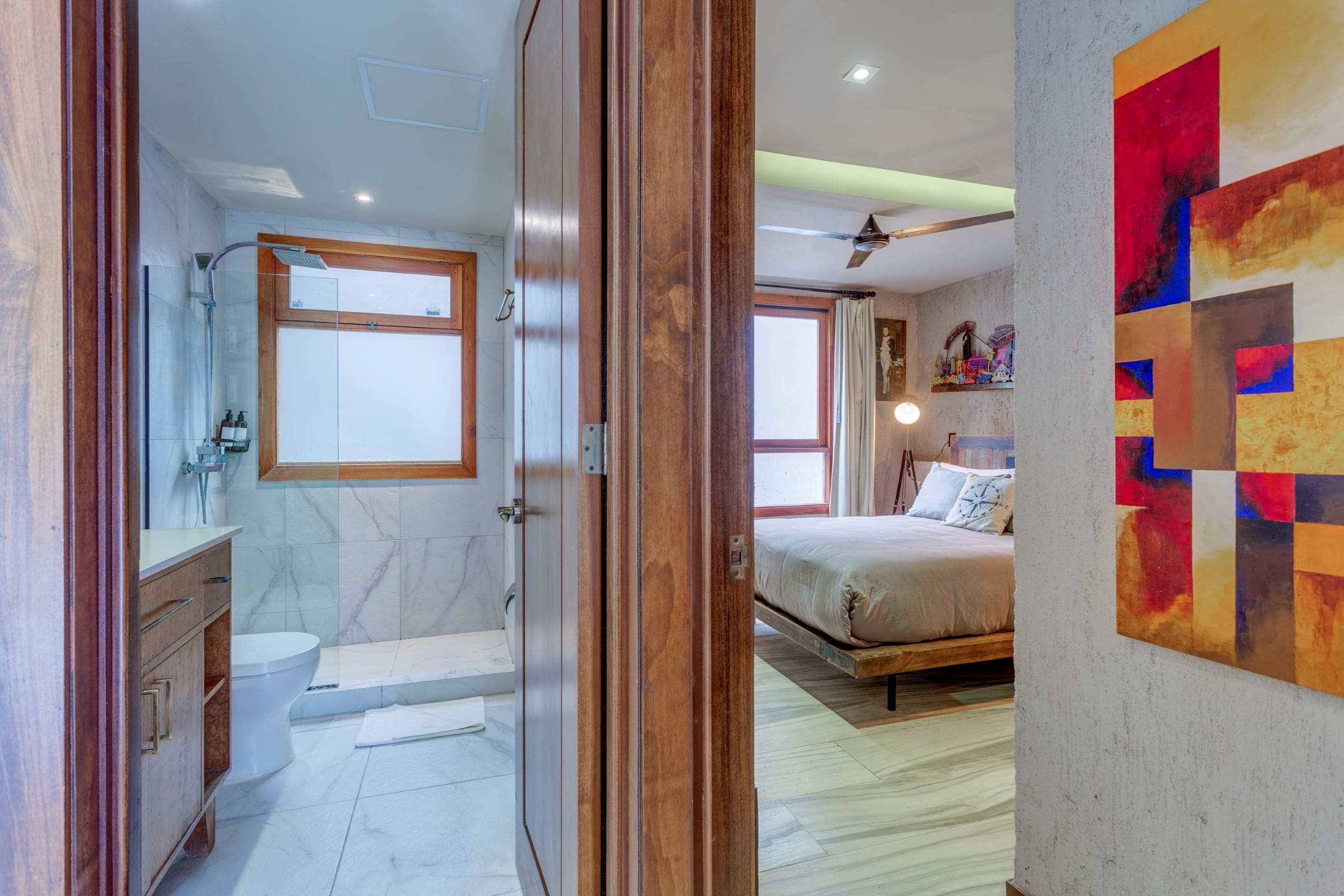 tulum real estate condos arthouse gf bedroom and bathroom