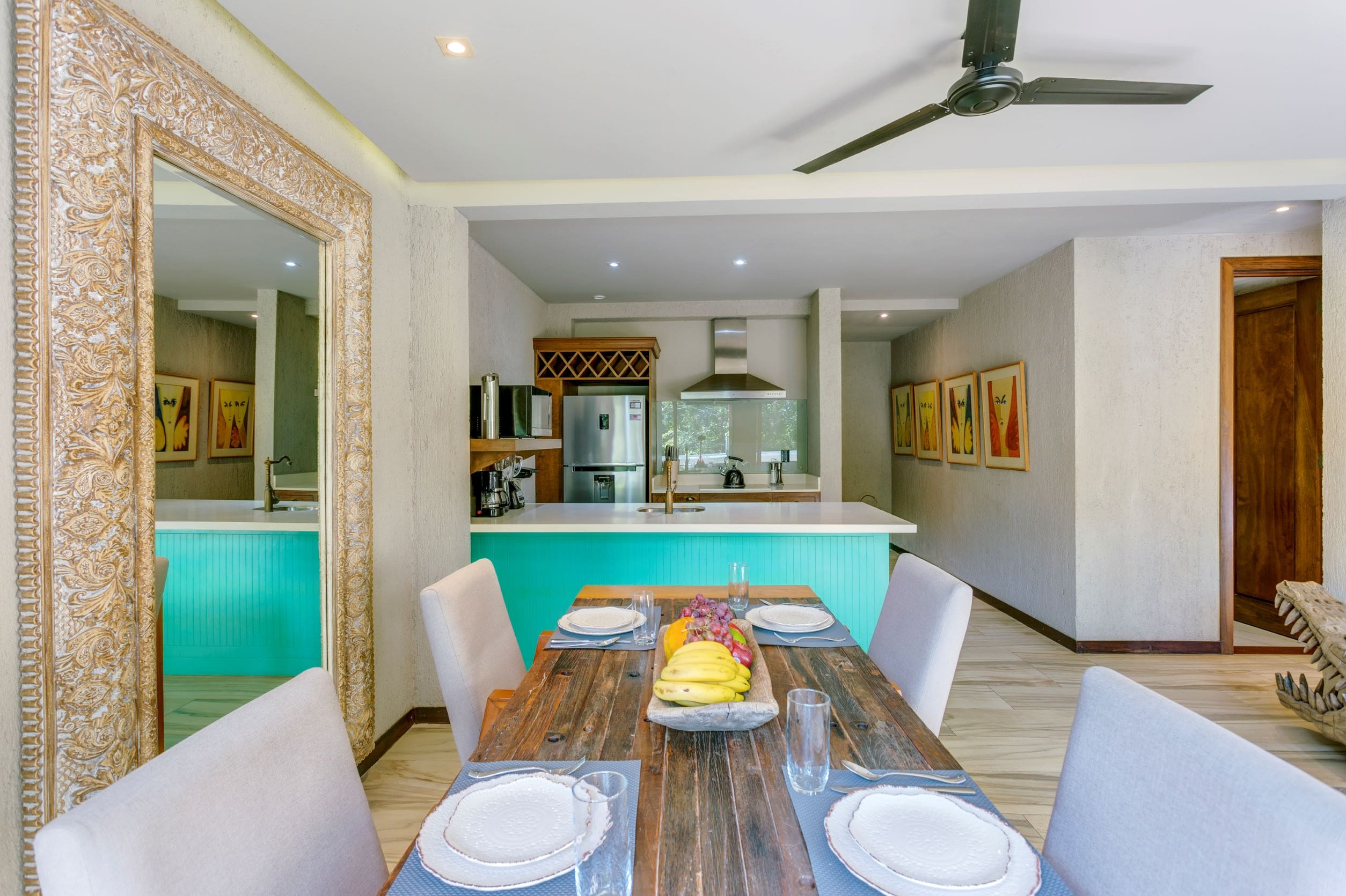 tulum real estate condos arthouse gf dining area