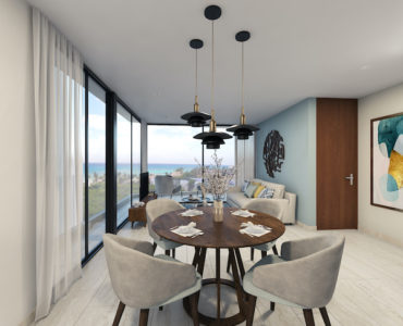b condos for sale in playa del carmen dining to living