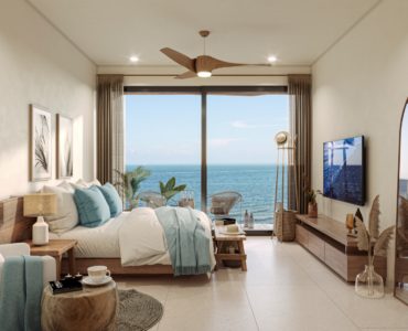 c luxury beachfront condos in tulum 041 guest bedroom sunrise