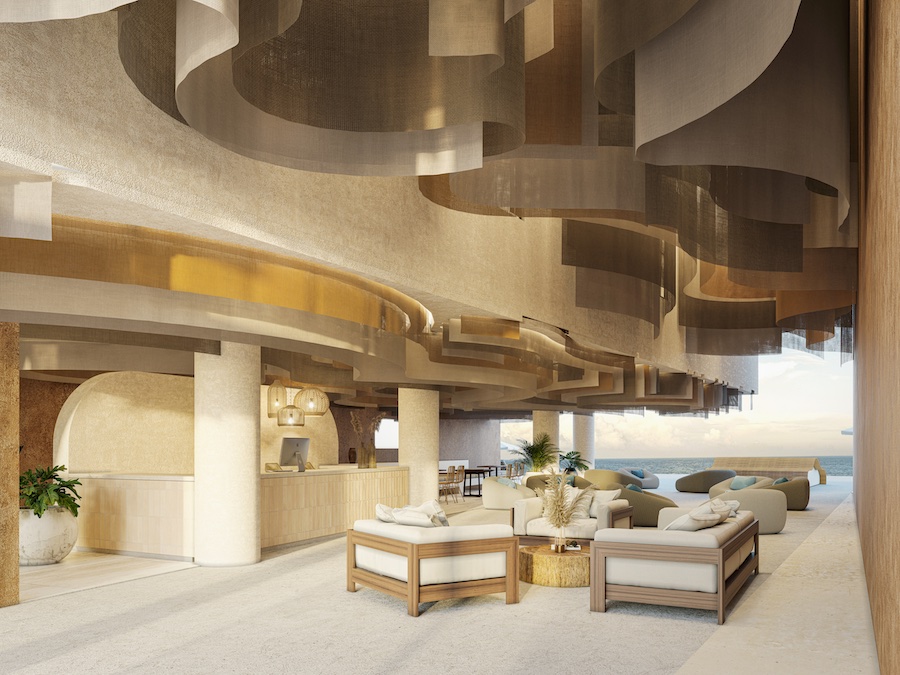g luxury beachfront condos in tulum 041 lobby