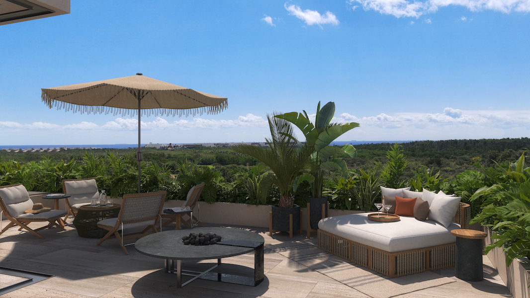 h luxury riviera maya real estate 040 terrace ocean view