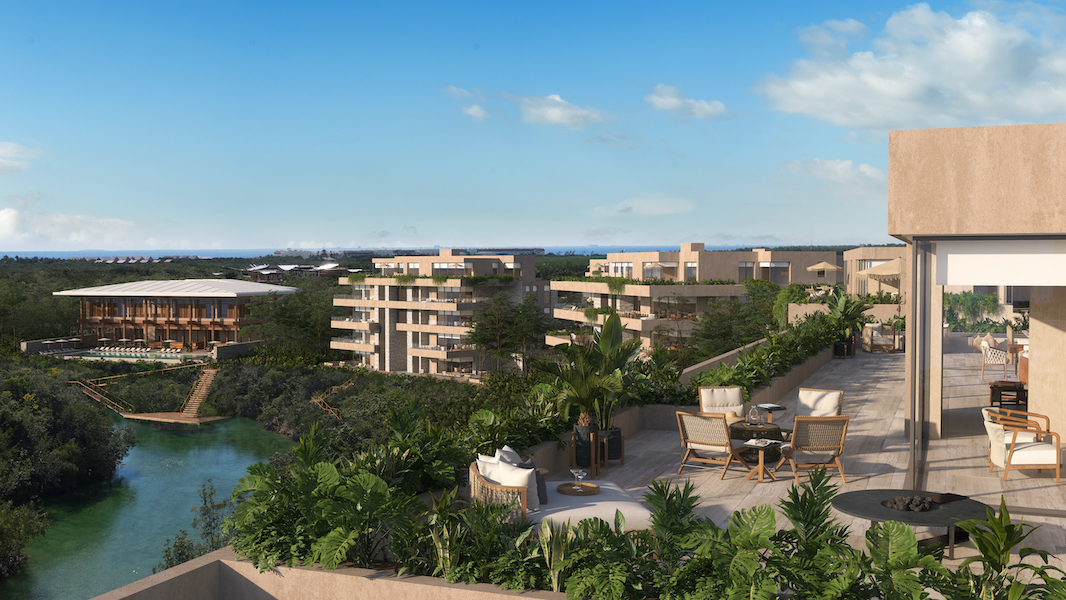 m luxury riviera maya real estate 040 terrace laguna view