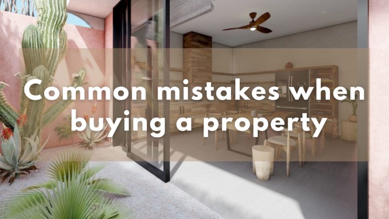 mistakes when buying