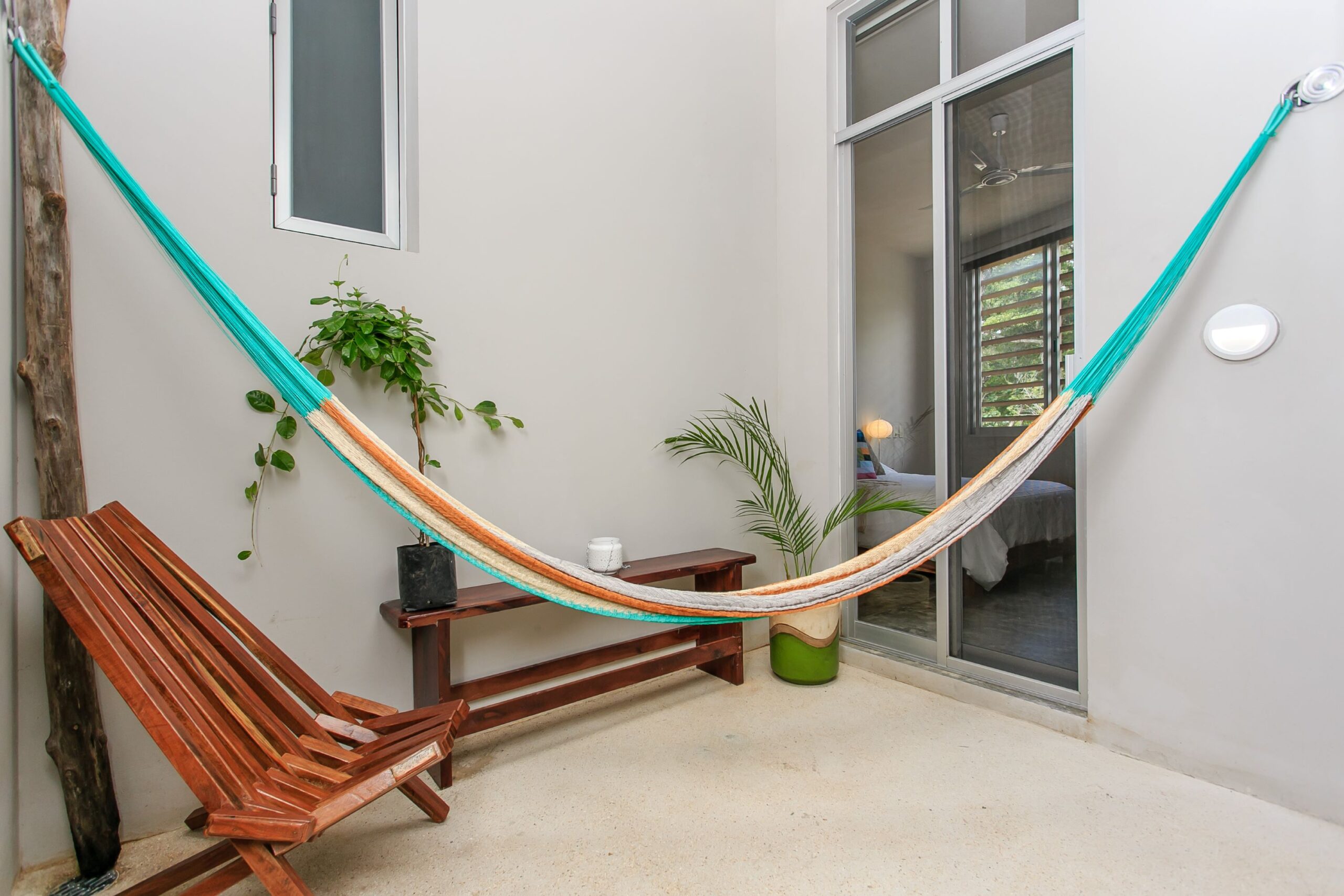 i tulum vacation rentals jungle breeze internal patio (1)