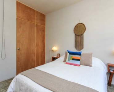 long term rentals tulum jungle breeze master bedroom with private bathroom