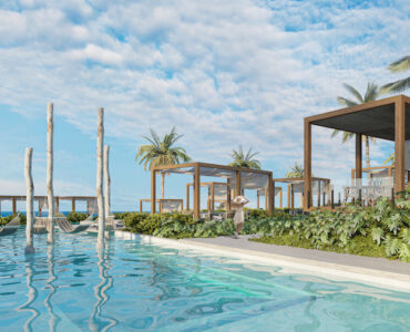 e beachfront real estate in puerto morelos 058 pool