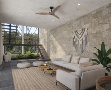 a villa for sale in tulum mexico living room