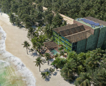 b beachfront 3 bedroom condo for sale in tulum aerial