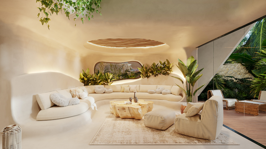 c luxury tulum houses for sale 070 living room