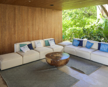 g luxury beachfront house in playacar 074 living