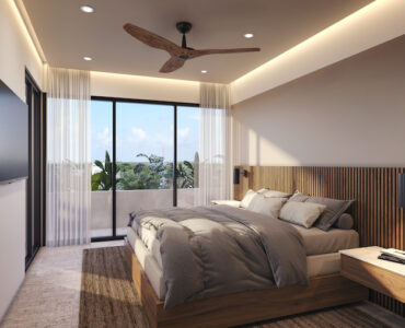 d 4 bedroom beachfront penthouse in puerto morelos 059a guest bdrm