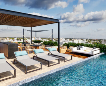 h calle 38 condos for sale playa del carmen 079 rooftop pool