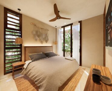 luxury villas for sale in tulum mexico 083 type a bedroom 1