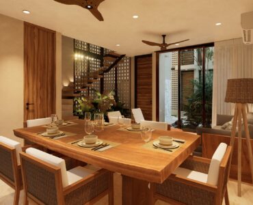 luxury villas for sale in tulum mexico 083 type a dining