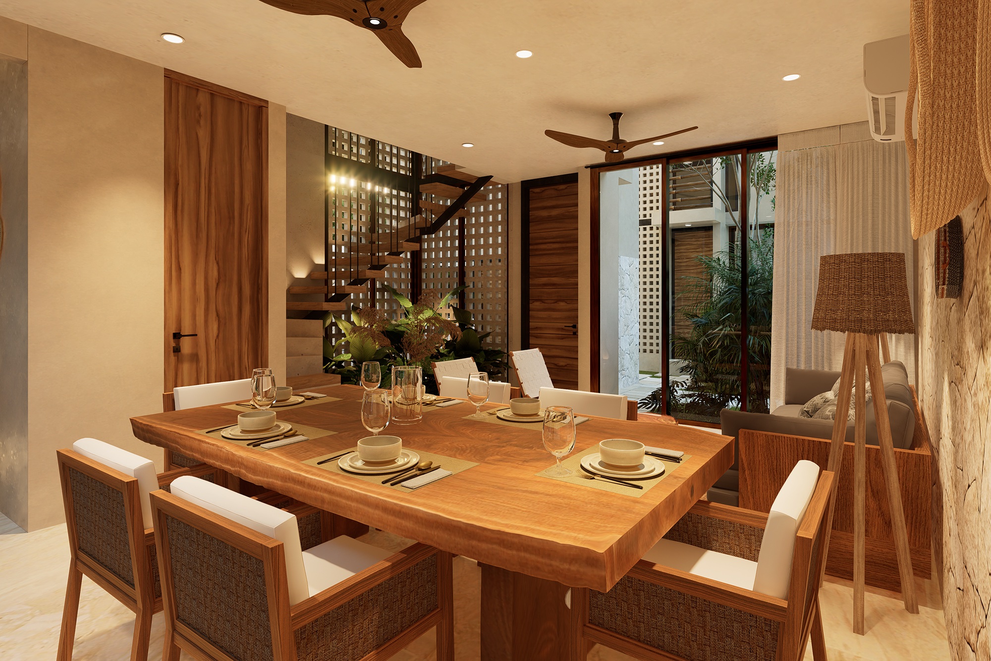 luxury villas for sale in tulum mexico 083 type a dining