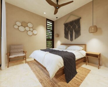 luxury villas for sale in tulum mexico 083 type a guest bedroom