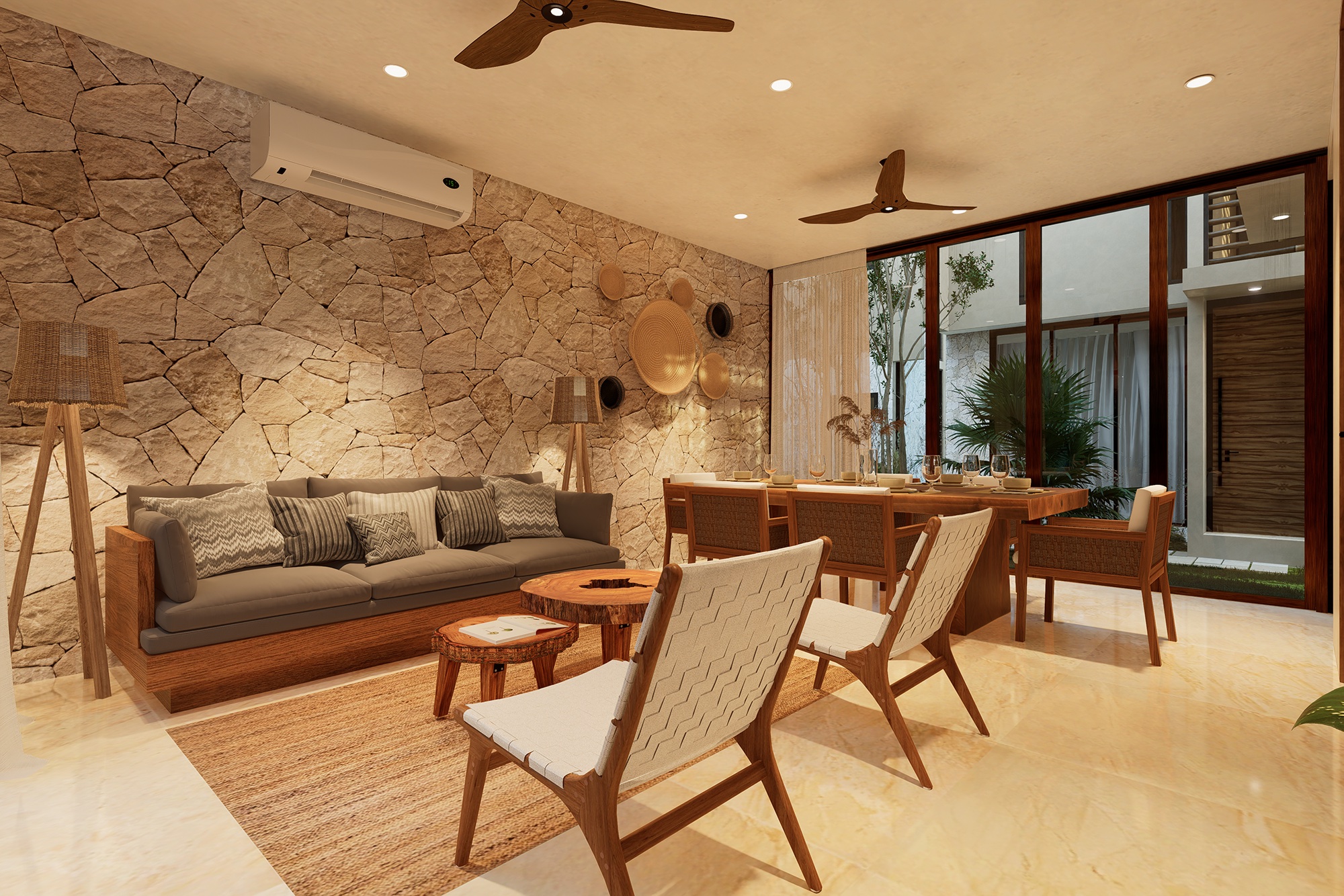 luxury villas for sale in tulum mexico 083 type a living