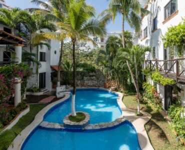 s apartments for sale in playa del carmen hacienda san josé common area pool