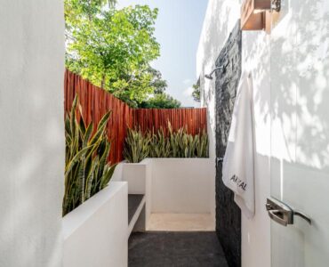 luxury house for sale in tulum outdoor shower