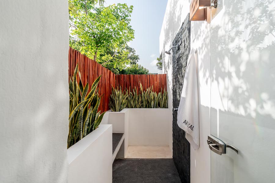luxury house for sale in tulum outdoor shower