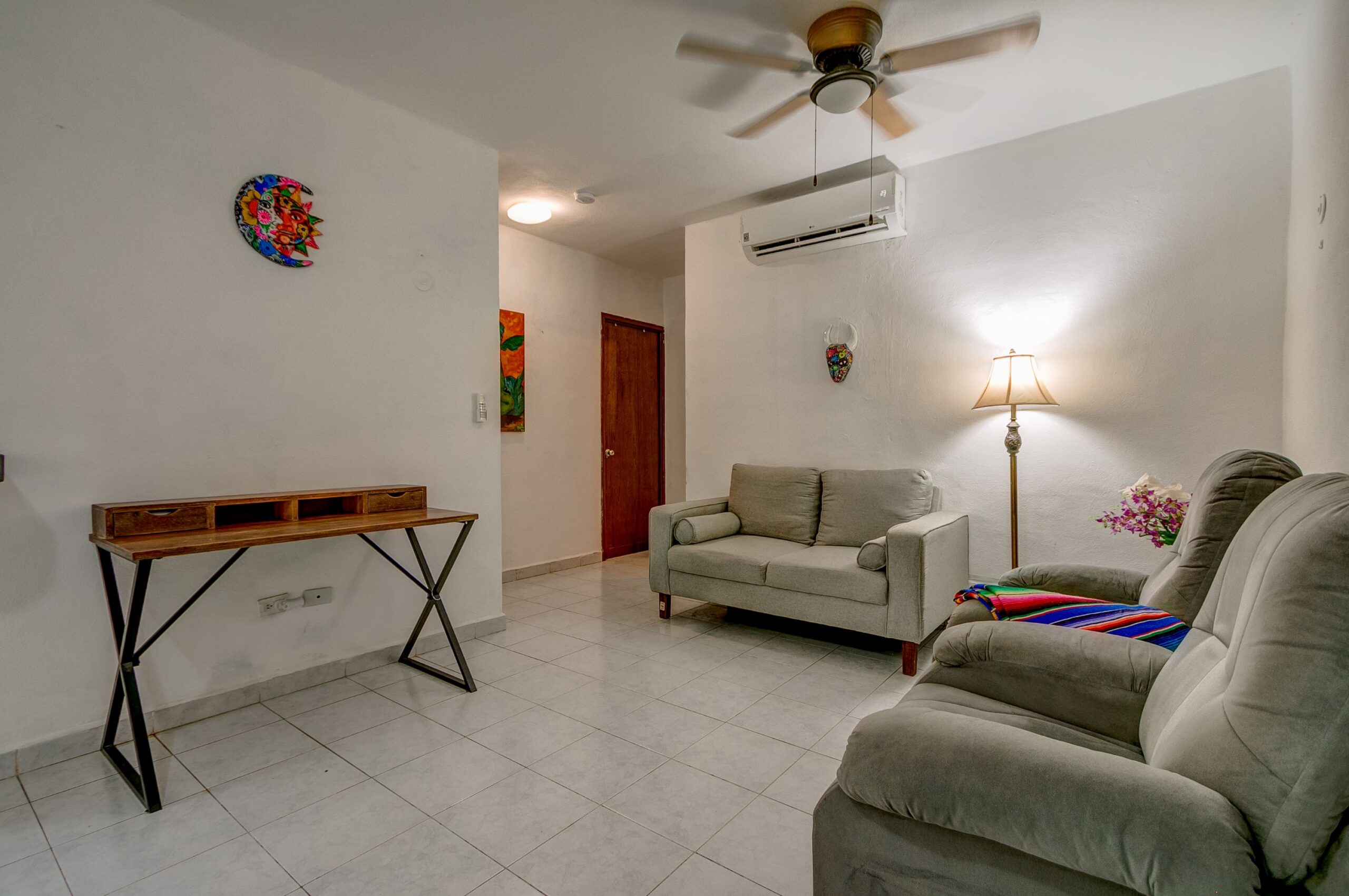 b apartment for sale in playacar gaviotas living room