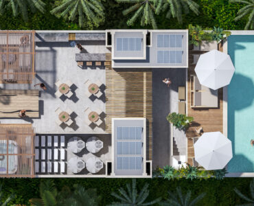 d playa del carmen studios for sale 096 rooftop amenities