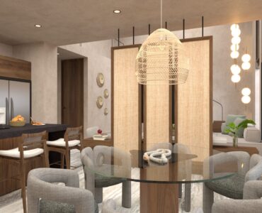 b exclusive playacar real estate 102 dining room townhouse