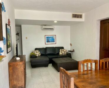 d playa del carmen real estate condo gaviotas first floor living room