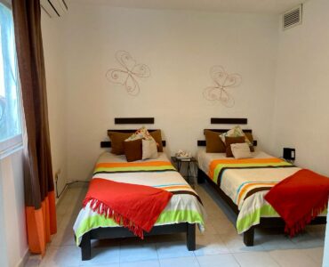 g playa del carmen real estate condo gaviotas first floor guest´s bedroom