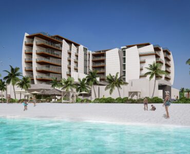 playa del carmen oceanfront apartments building