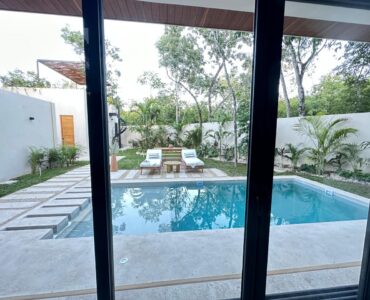 exclusive residences for sale in tulum the enclave pool interior view
