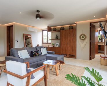 breal estate in tulum mexico villa alakin living room