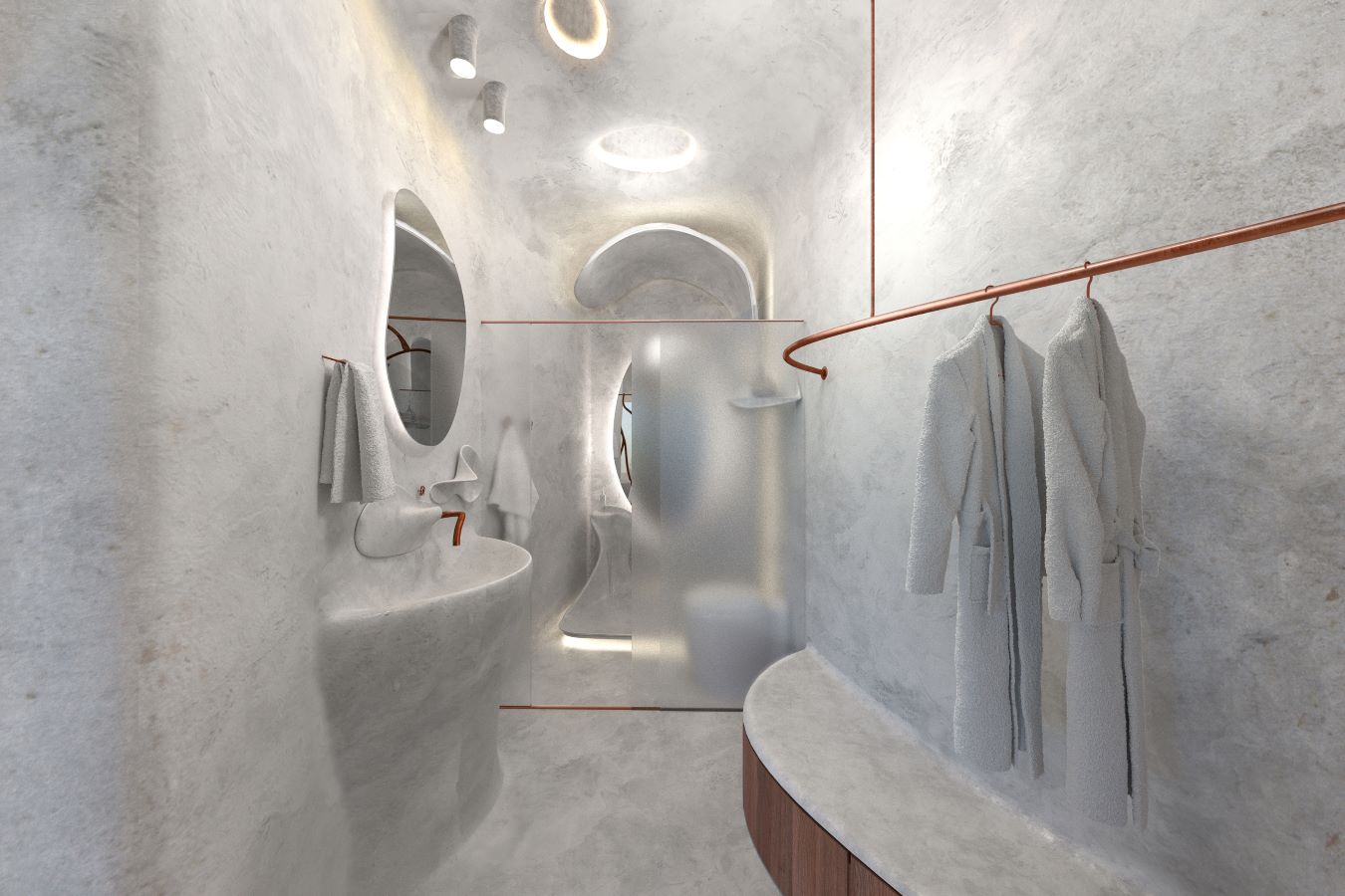 condos wih unique design for sale in tulum azulik residences bathroom