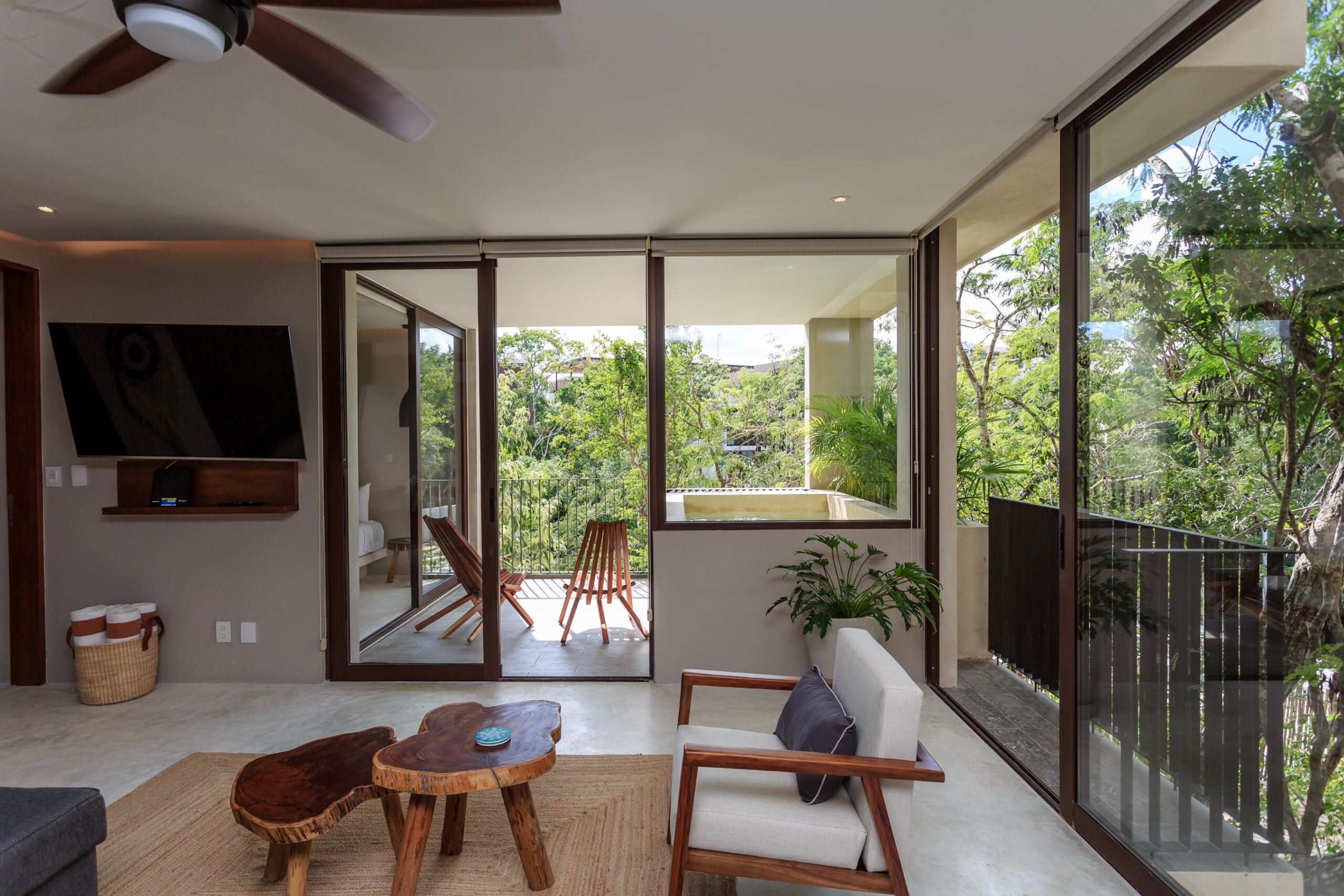 g real estate in tulum mexico villa alakin access to terrace