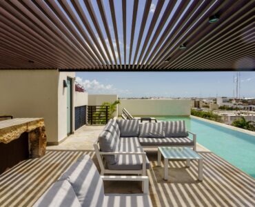 m playa del carmen mexico real estate penthouse arenis common area rooftop pool