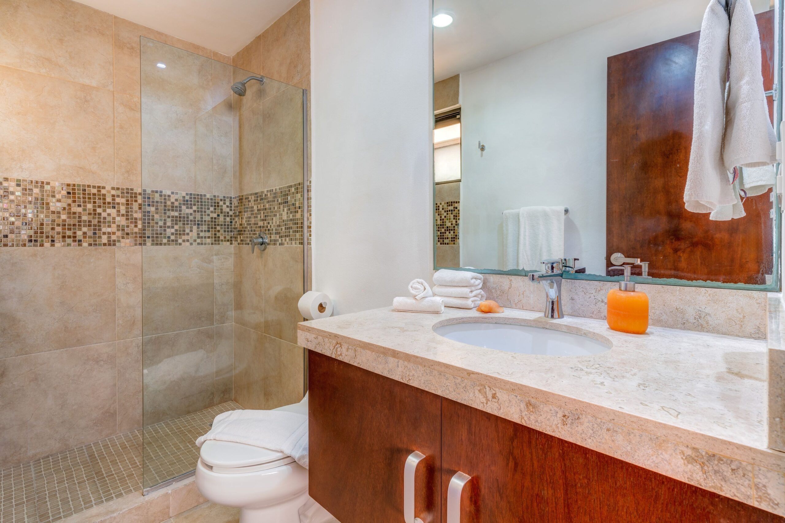m tulum real estate prana bathroom with shower