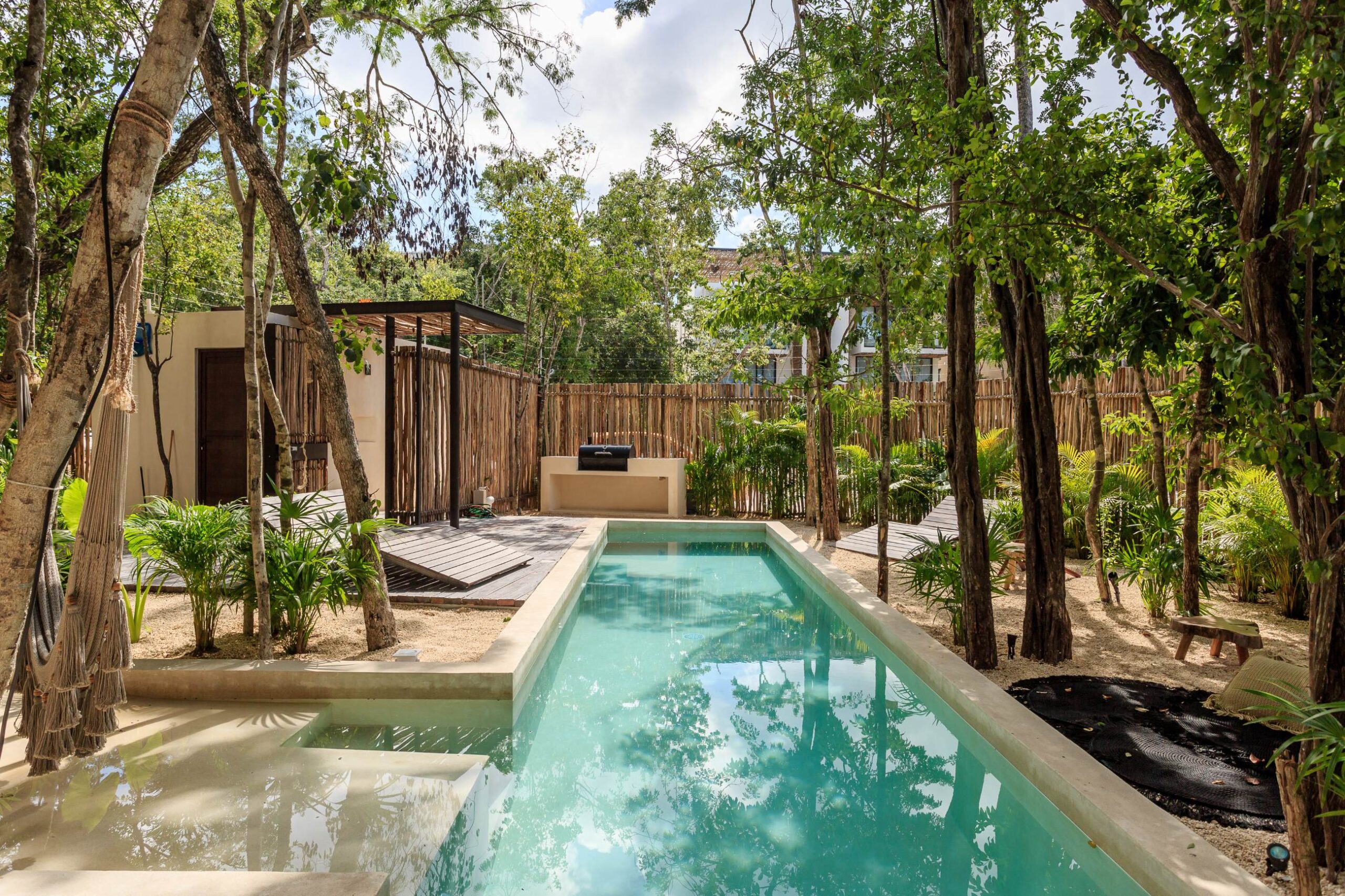 t real estate in tulum mexico villa alakin common area pool