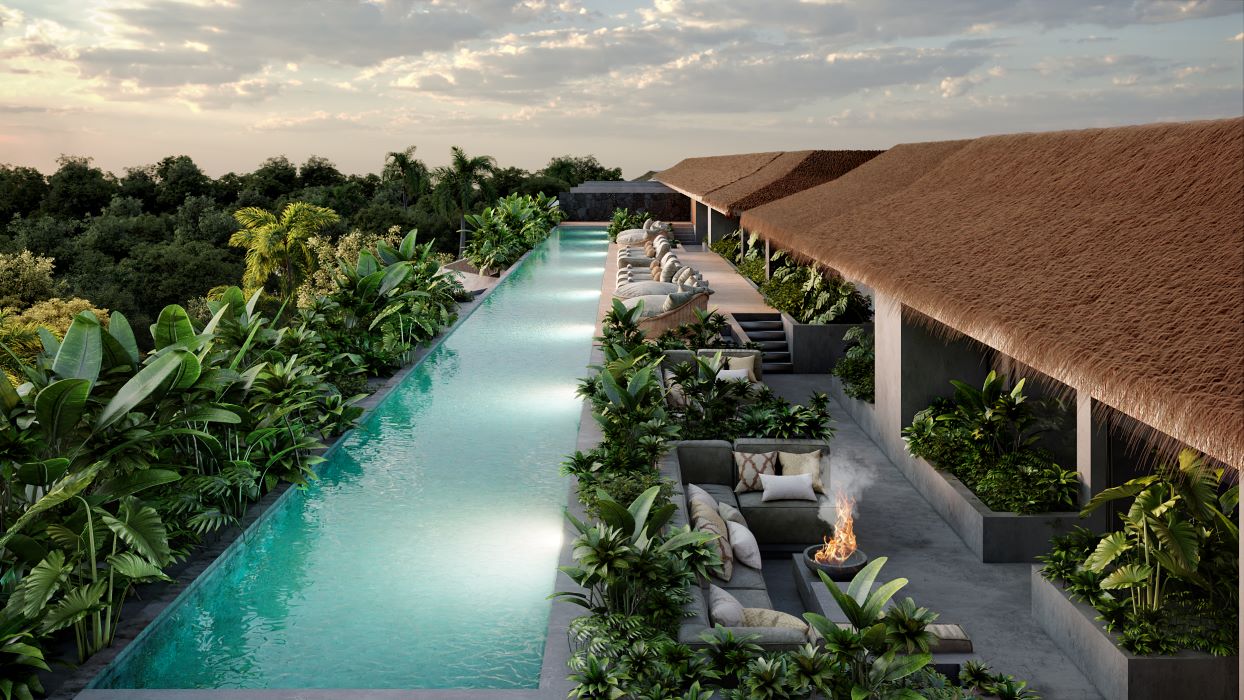 tulum condos for sale selvazama brahma rooftop with common pool