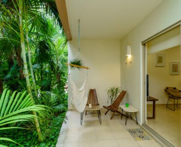 f apartment for sale in tulum zama village patio