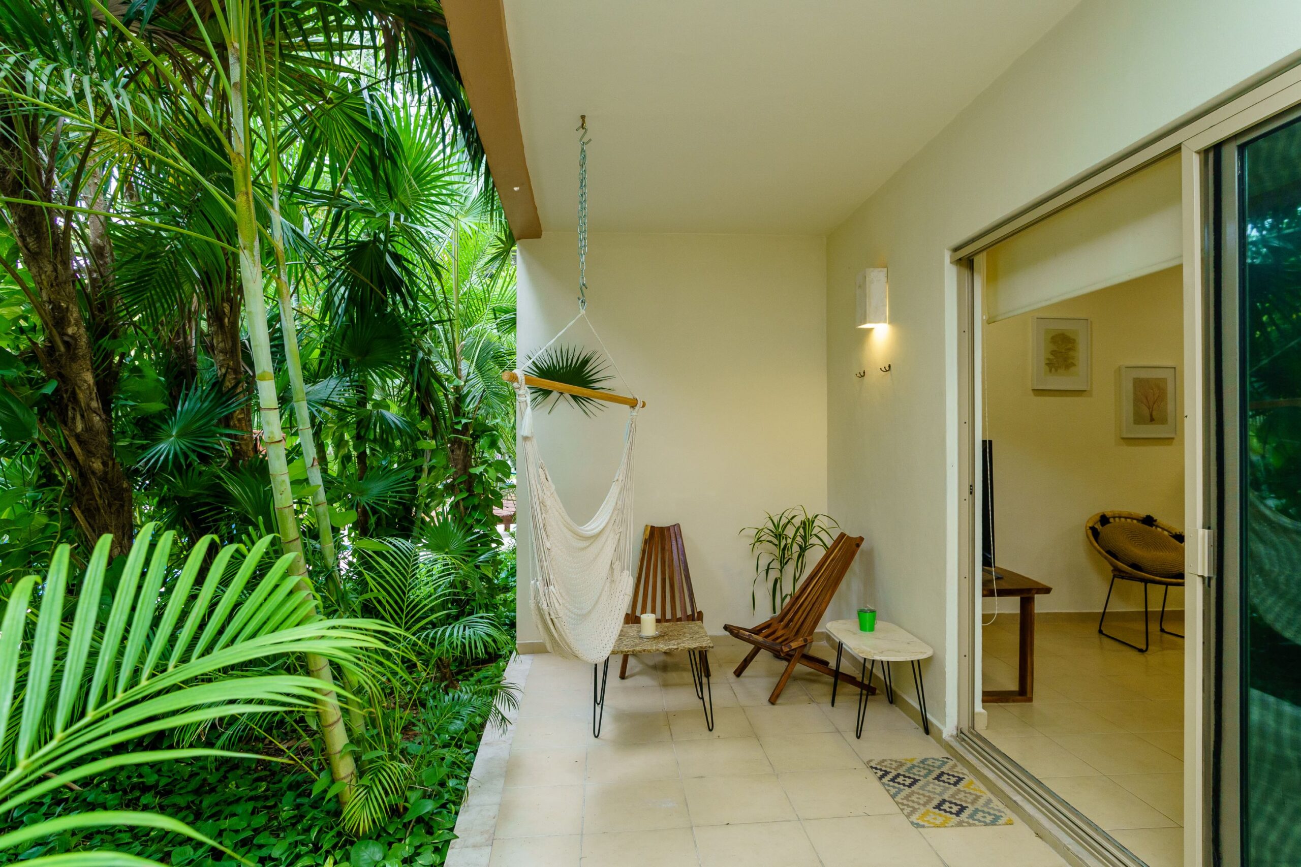 f apartment for sale in tulum zama village patio