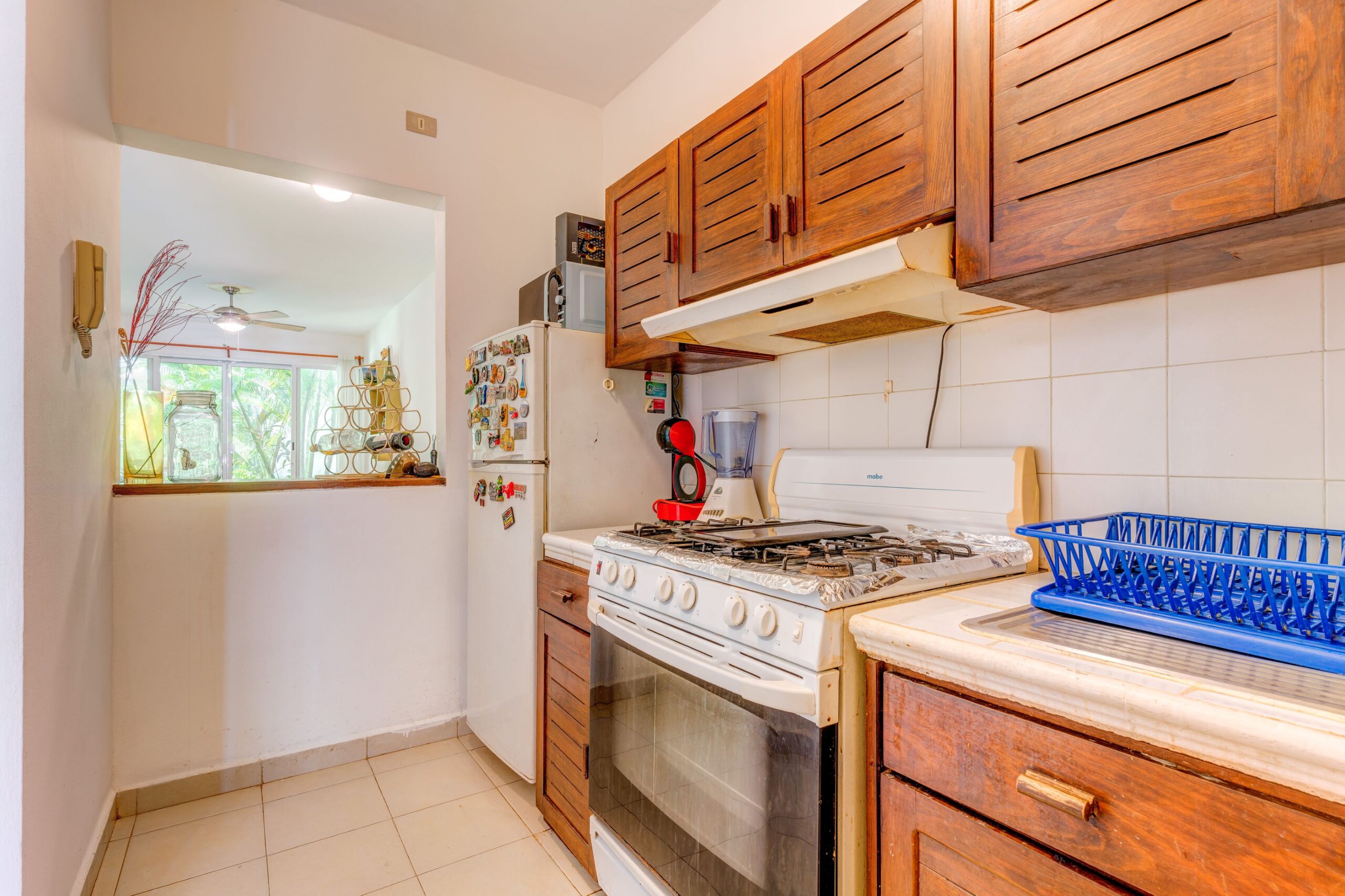 f real estate playacar playa del carmen la concha condo equipped kitchen