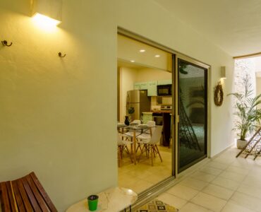 g apartment for sale in tulum zama village interior exterior area