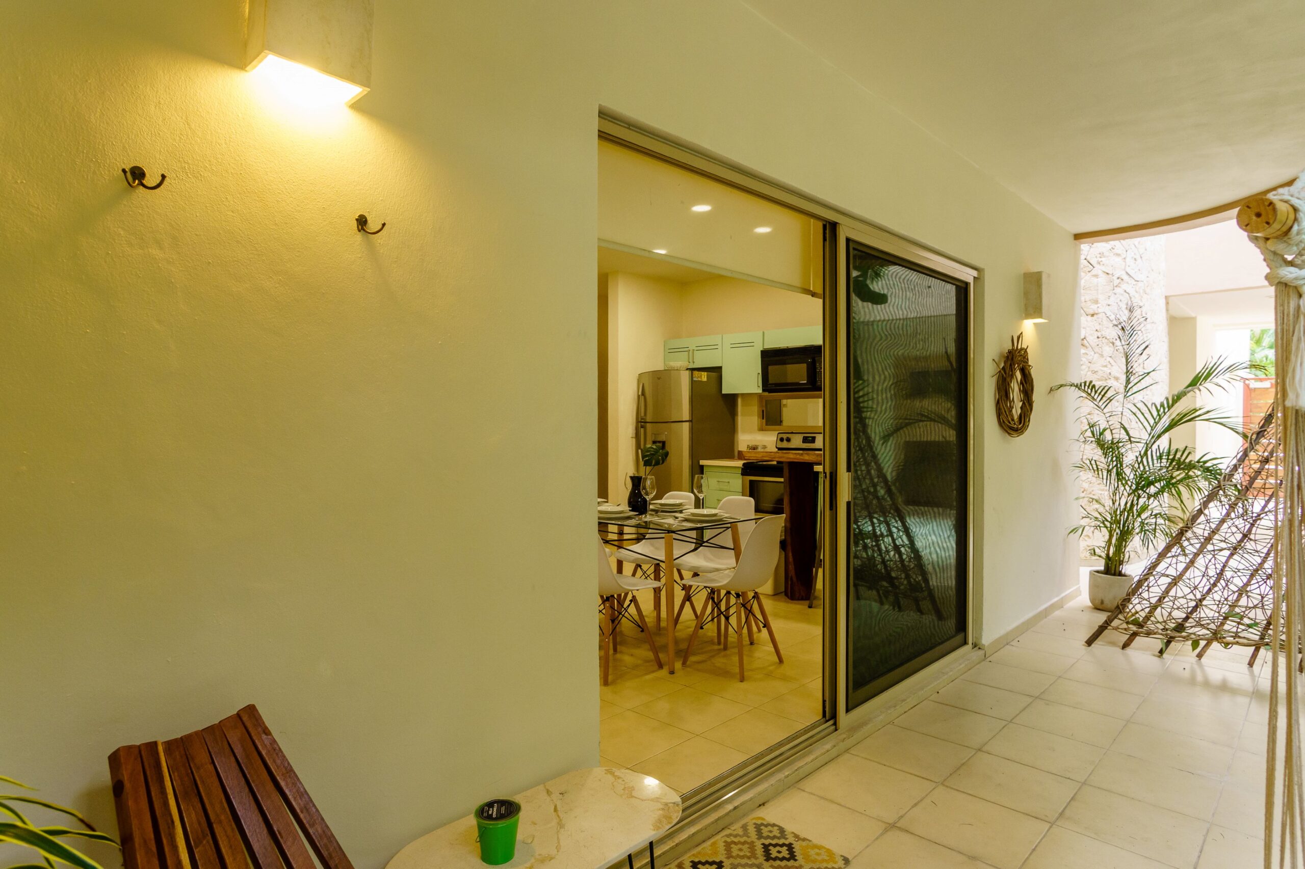 g apartment for sale in tulum zama village interior exterior area