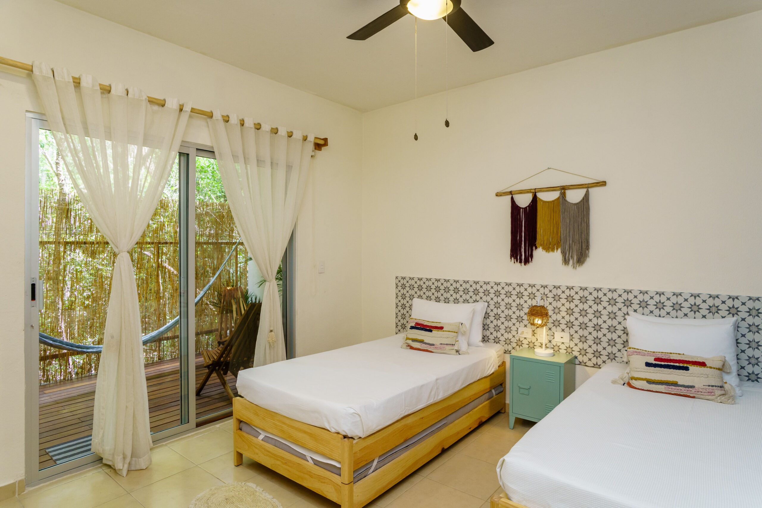 j apartment for sale in tulum zama village guest´s bedroom