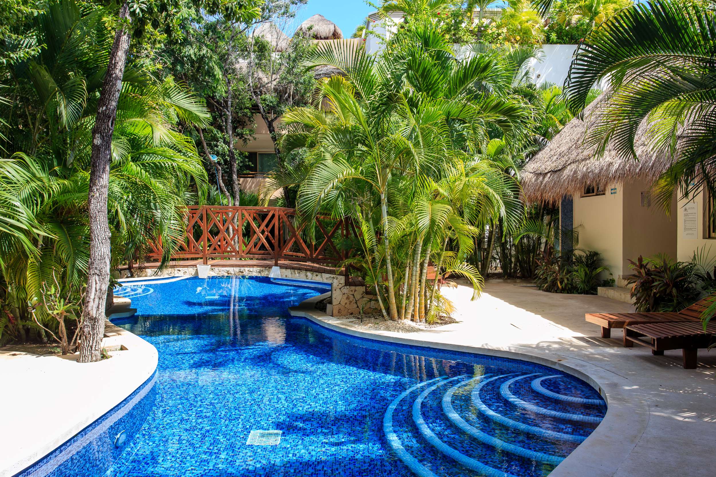 q apartment for sale in tulum zama village common area pool