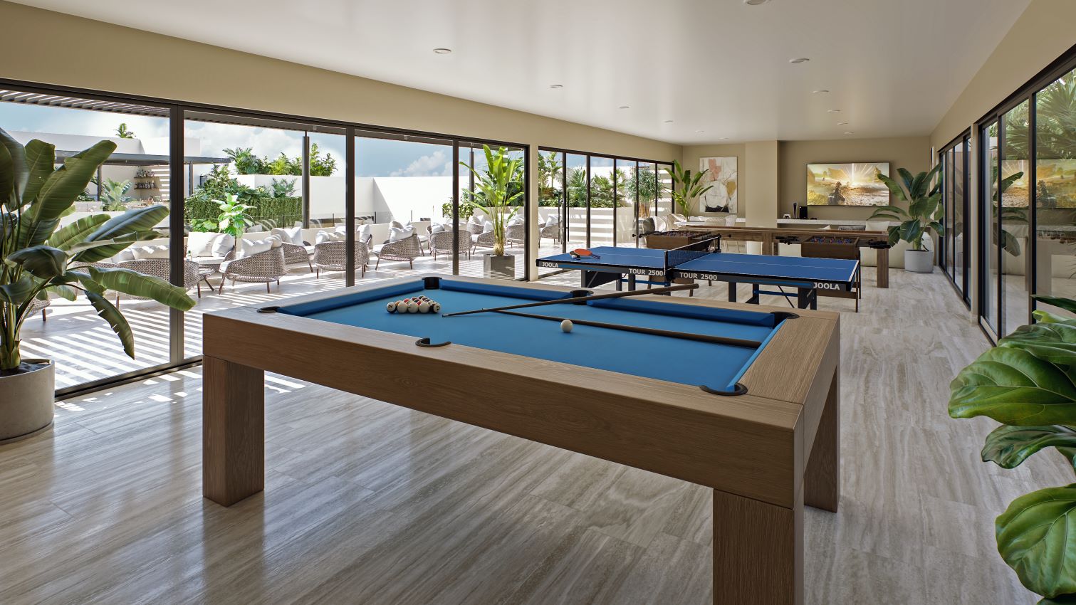 condos for sale in playa del carmen costa celeste game room