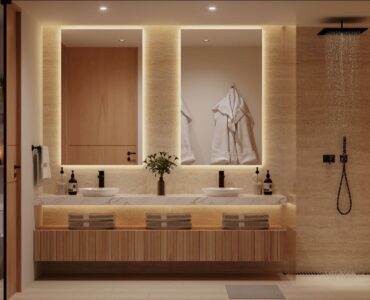 condos for sale in playa del carmen idilik bathroom with double sink