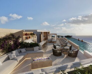 condos for sale in playa del carmen idilik sky pool with stunning sea view